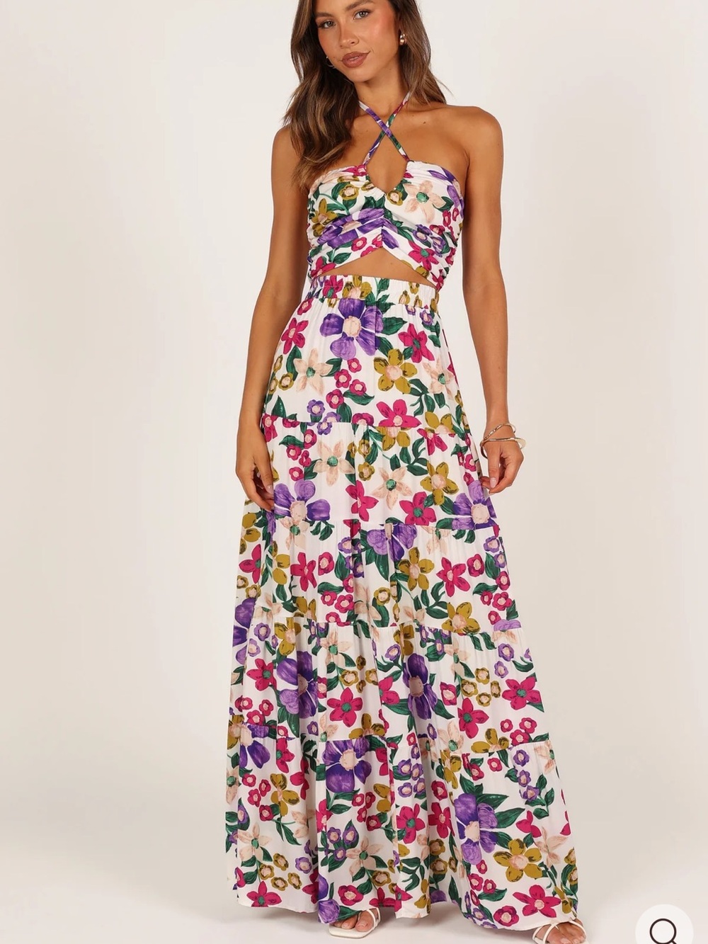 Petal and Pup Floral Maxi Skirt (skirt only)
